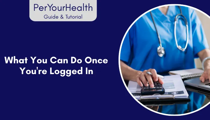 What You Can Do Once You're Logged In